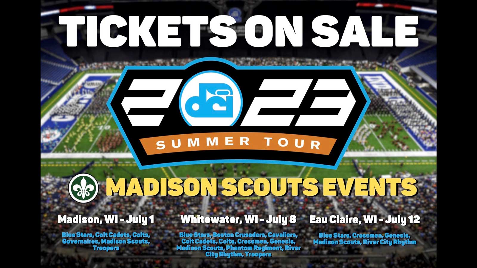 See the Scouts in Wisconsin